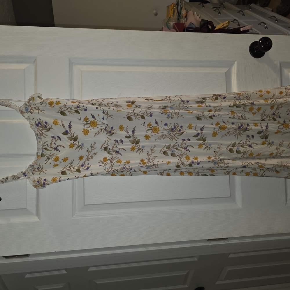 Floral Sleeveless Maxi Dress